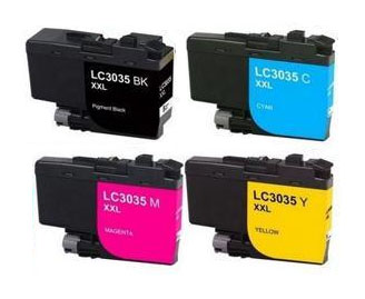Brother LC3033, LC3035  Super High Yield XXL Ink cartridges
